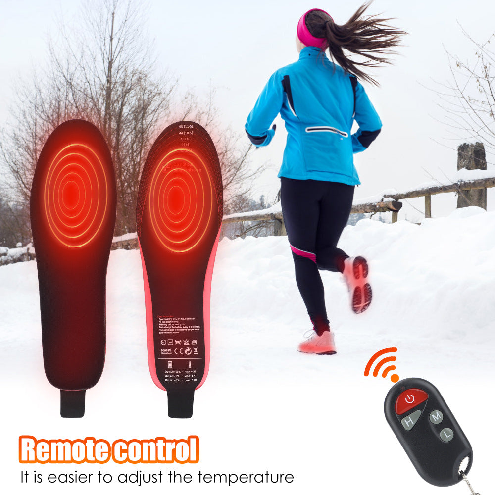 Rechargeable Heating Insole Feet Warmer Pads